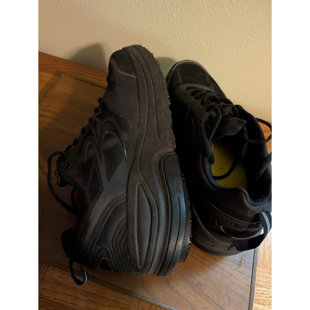Gravity Defyer Mens Mighty Walk Sneakers Walking Shoes Black Gray Lace Up 11 - Picture 5 of 6
